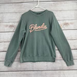Zutter USA Blondie Crewneck Sweatshirt Womens Medium Mint Green